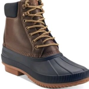 TOMMY HILFIGER Men's Colins 2 Waterproof Duck Boots Brown Size 9